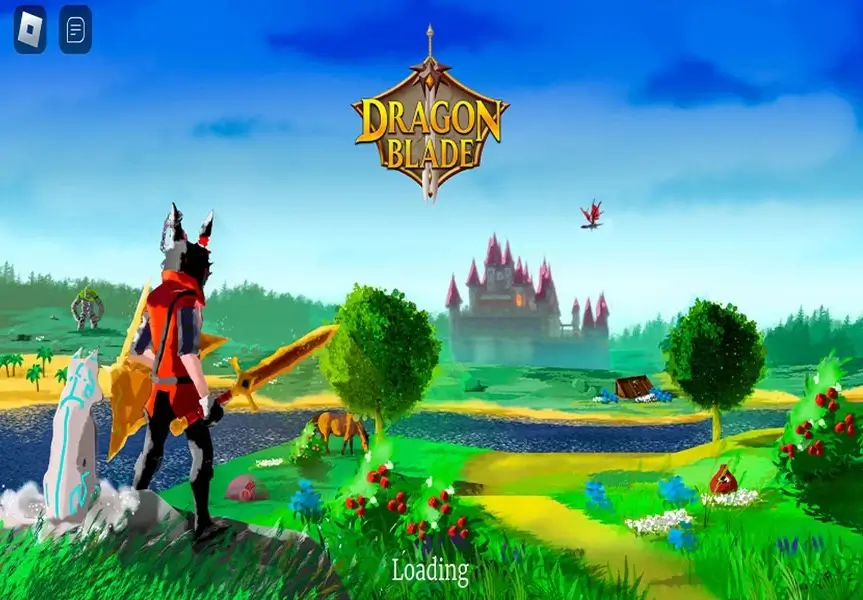 Dragon Blade Roblox Game Loading | best roblox adventure games 2023 